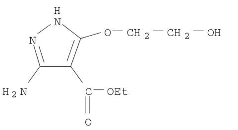 ethyl 3-aMino-5-(2-hydroxyethoxy)-1H-pyrazole-4-carboxylate
